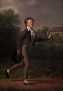 En løpegutt Marcus Holst von Schmidten